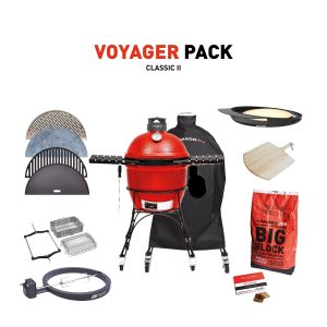 Classic II Kamado Joe BBQ with Voyager Pack
