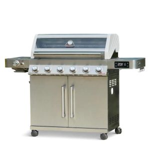 Grillstream Gourmet 6 Burner Hybrid Smart Gas BBQ
