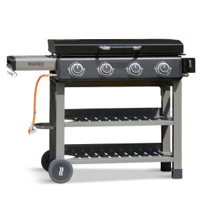 Grillstream SmashGrill 4 Burner Plancha BBQ with Hood